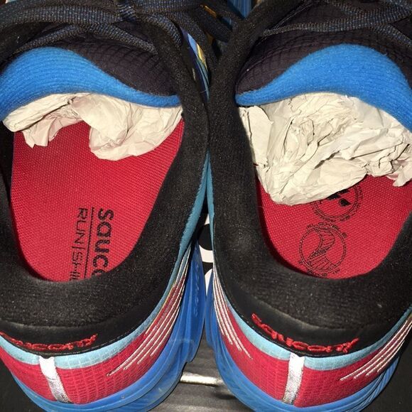 Saucony Ride 14 Solar Chill Sunshield Rainbow Running Marathon Training shoes - Picture 5 of 8